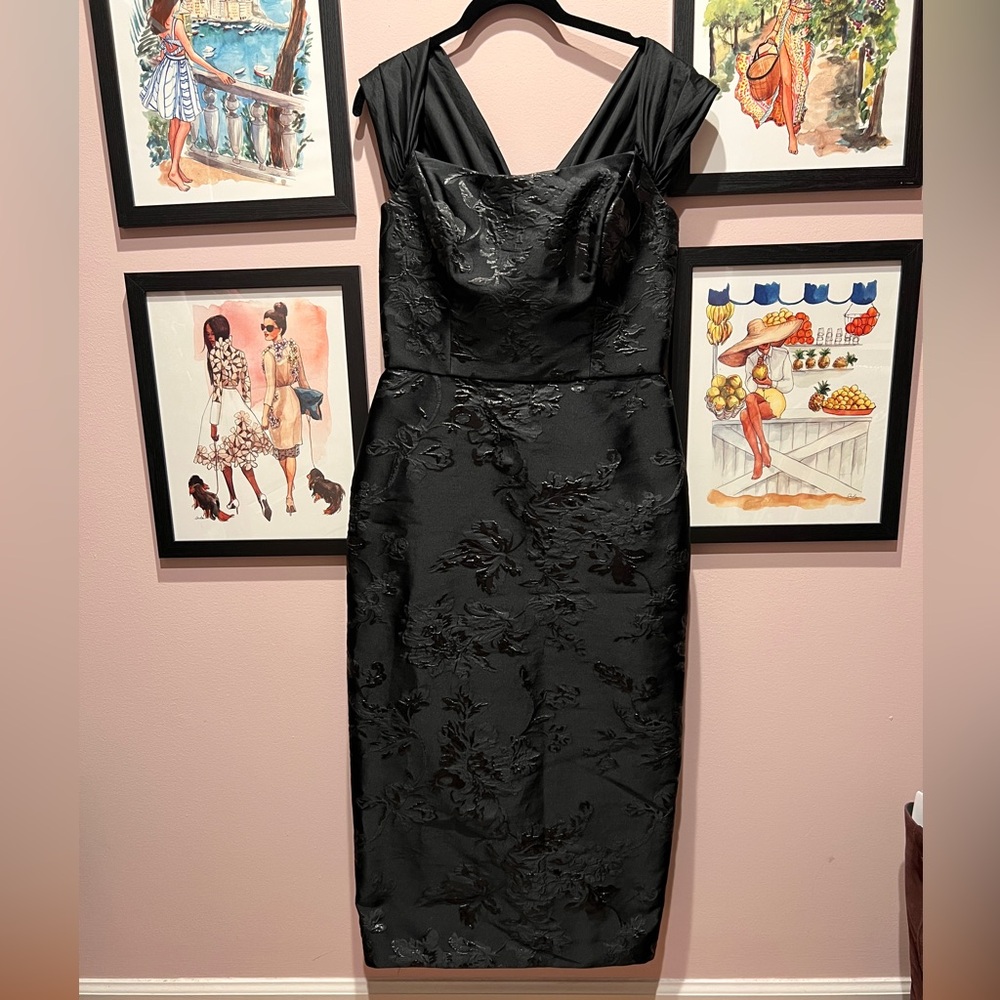 NWT Amsale Midi Gown